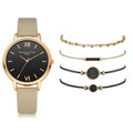 Style Fluxury High Fashion Women's Leather Band Analog Quartz