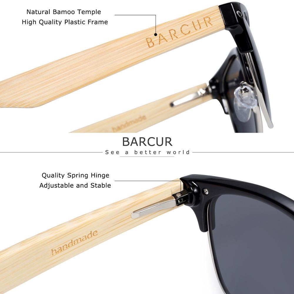Bamboo Handmade Polarized and Retro Wood Sunglasses
