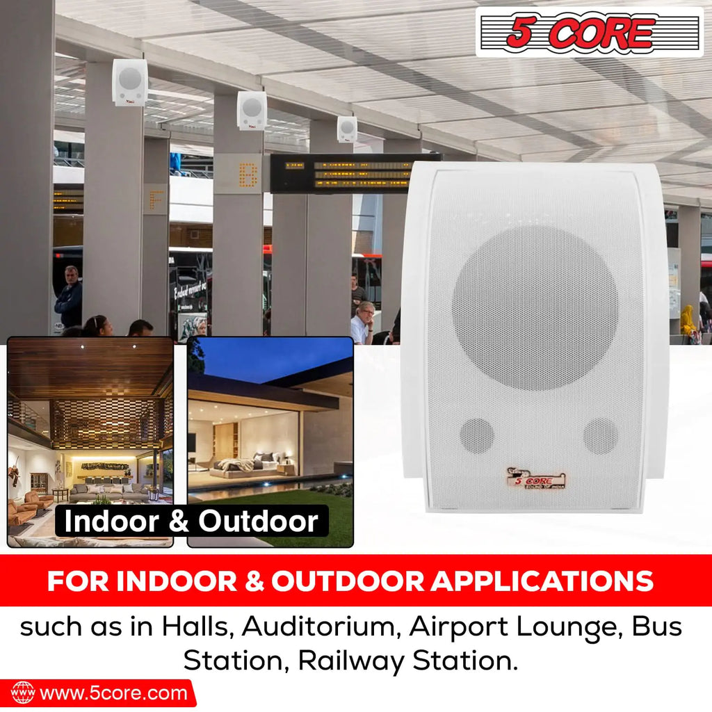 5Core 100W Outdoor Speakers
