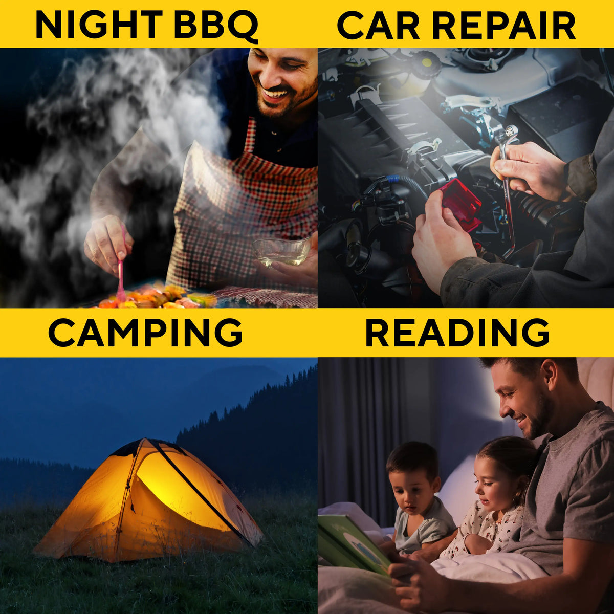 Flexible LED BBQ Grill Lights Set