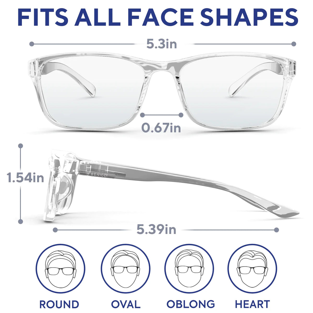 Stylish Blue Light Computer Blocking Glasses
