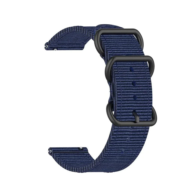 18mm 20mm 22mm Durable Military Woven Nylon Wrist Watch Band
