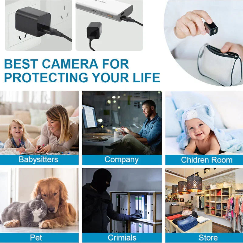 Mini Hidden Camera Home Security Nanny Cam Full HD 1080P DVR