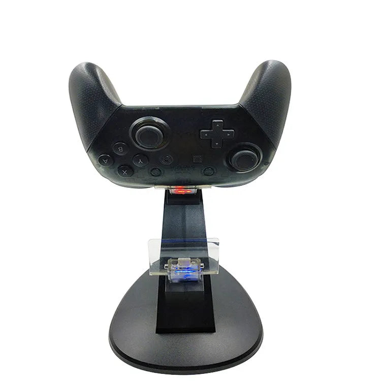 LED Light Indicator Dual USB Controller Charger Charging Dock Station Stand Cradle for Nintend Switch Pro Controller NS Gamepad