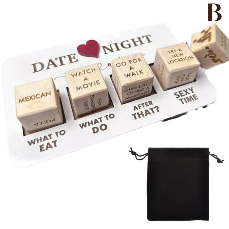 Date Night Dice After Dark Edition Date Night Wooden Dice Game
