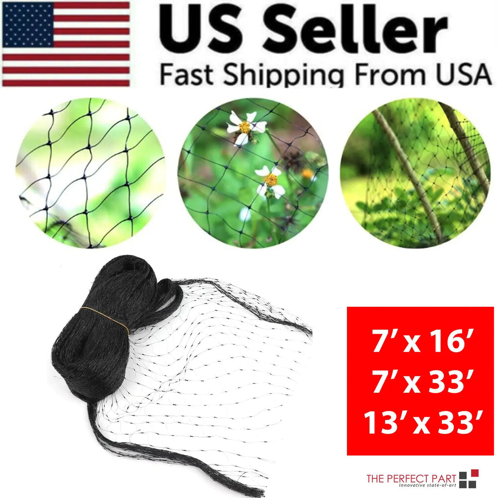 33FT Anti Bird Netting Pond Net Protection Tree Crops Plants