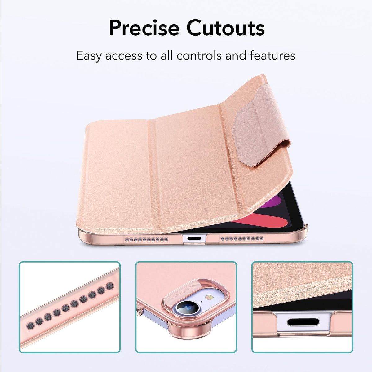 Venture Series Tri-fold Magnetic Case Apple Ipad Mini (A17 Pro)