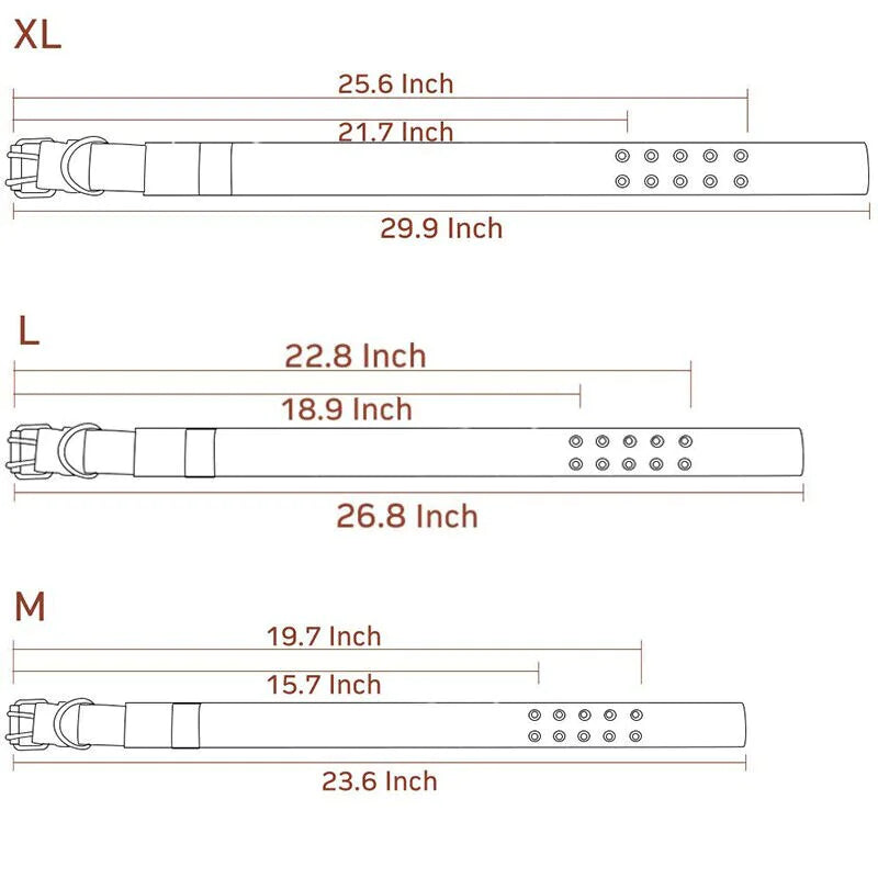2" Tactical Heavy Duty Nylon Dog Collar K9 Military Metal Buckle