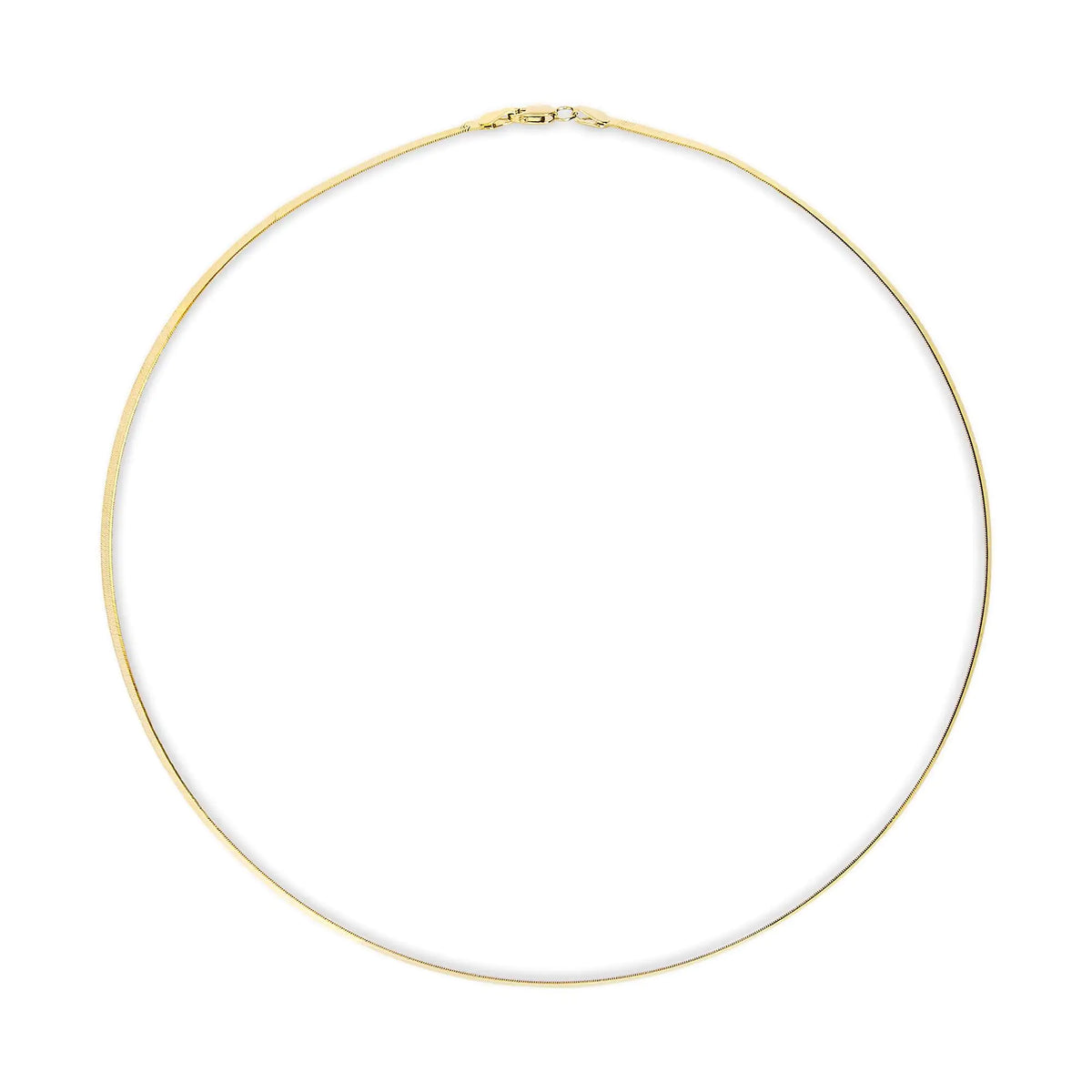 14K Gold 2.8mm Herringbone Chain