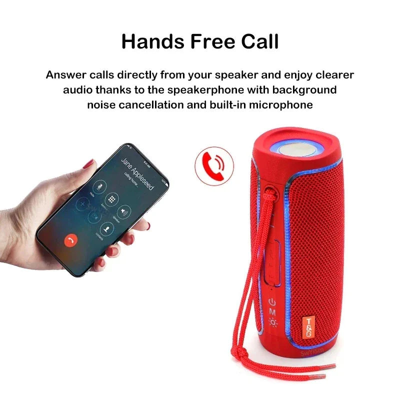Bluetooth Speaker Wireless Waterproof Outdoor Stereo Bass