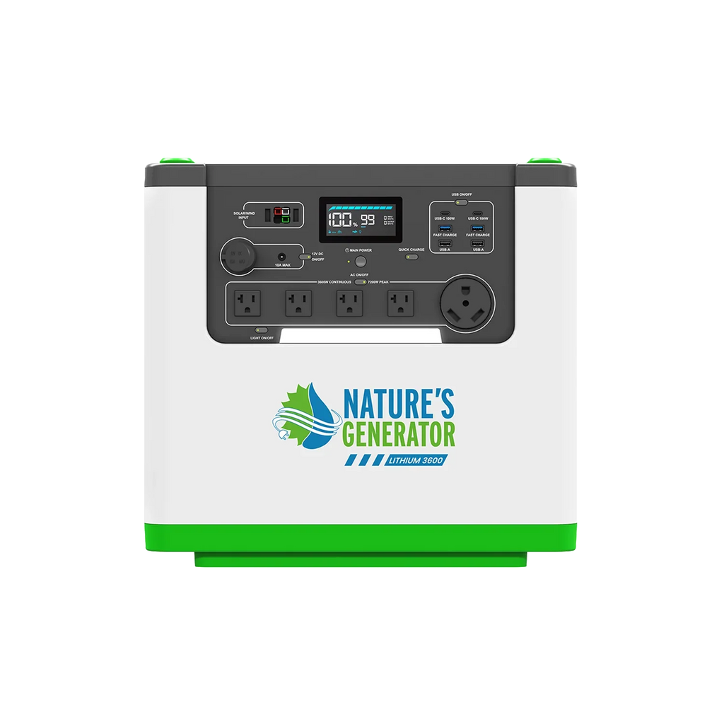 Nature's Generator Lithium 3600 Power Station