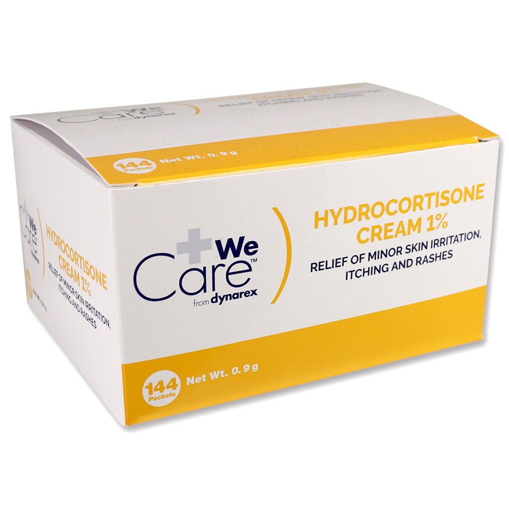 Hydrocortisone Cream 1.0%, .9 gm. - 144 per box