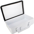 Metal First Aid Case, 16 Unit w/ Gasket - Horizontal - Empty