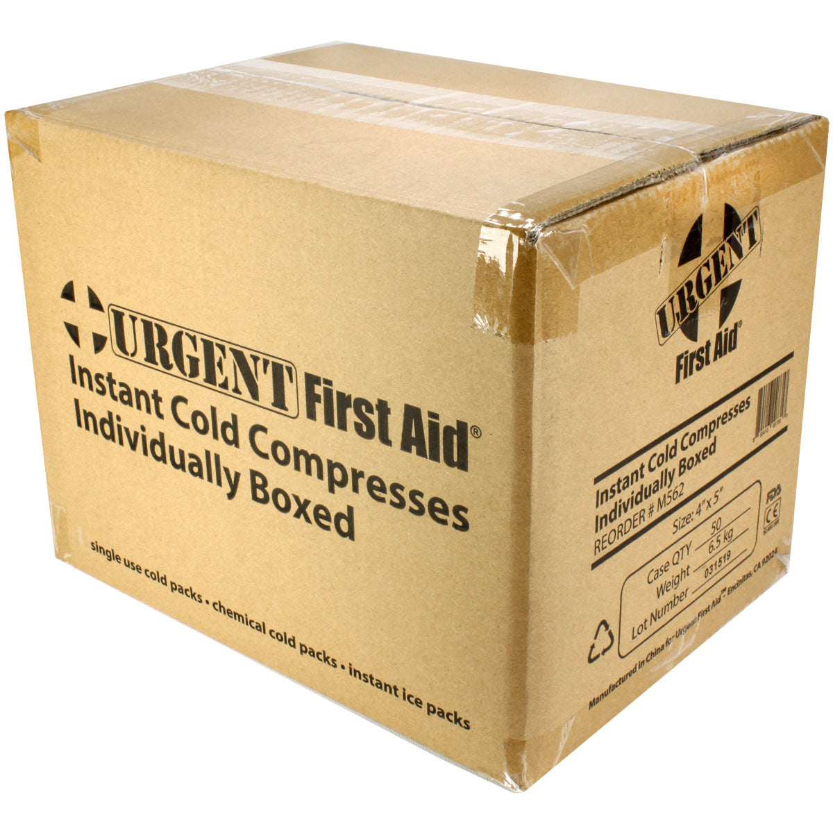 Instant Cold Compress, Boxed 4"x5" - 50 Per Case