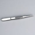 Deluxe Tweezers, 4-1/2" Stainless Steel, Pointed Edge, Each