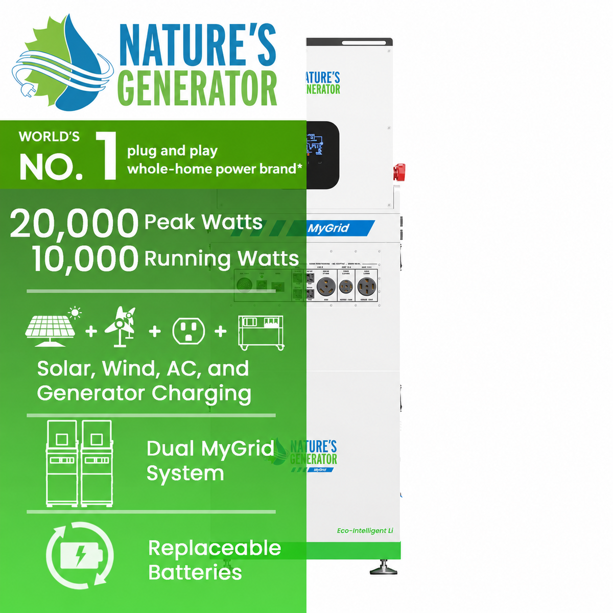 MyGrid 10K Whole Home Generator