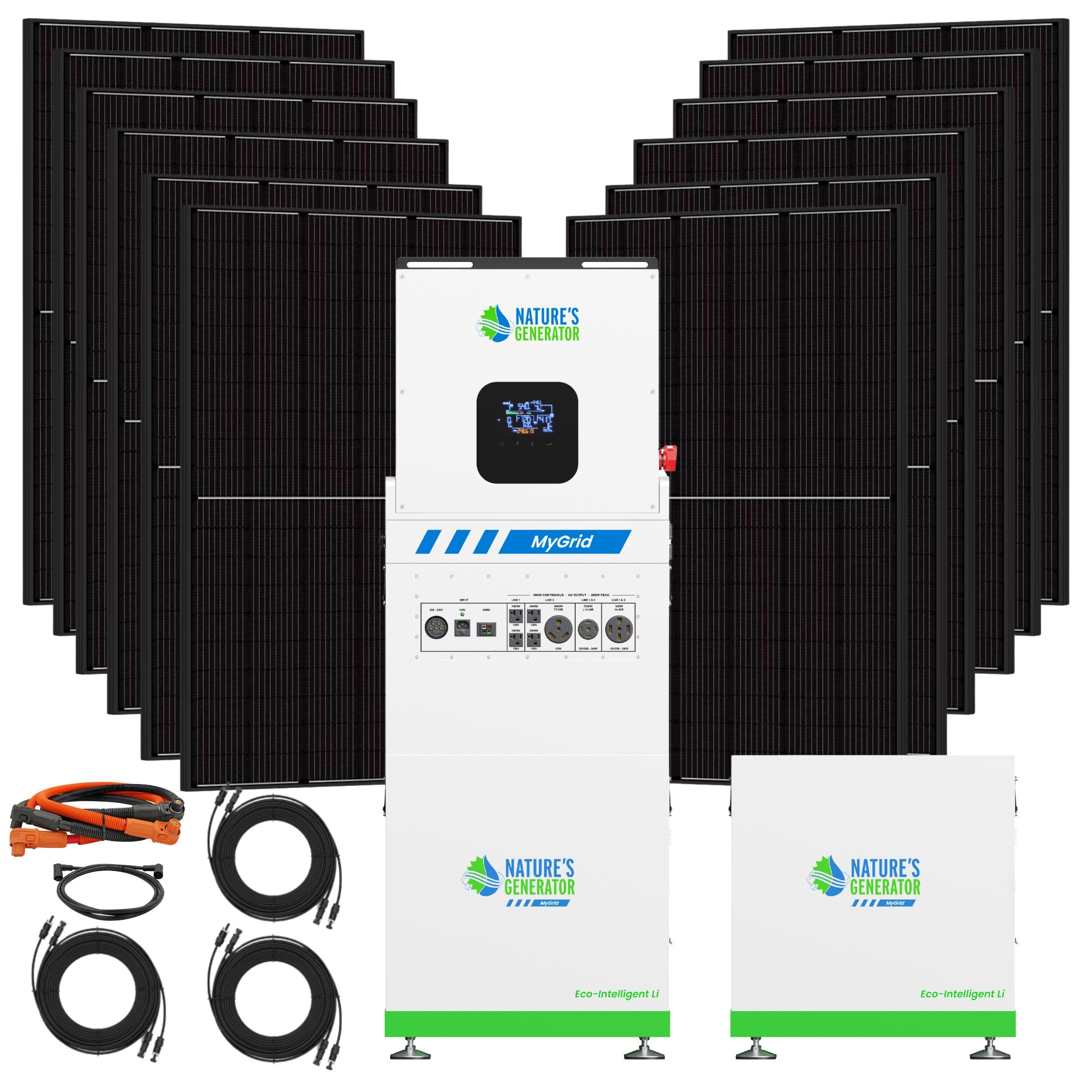 MyGrid 10K Solar Generator for Home