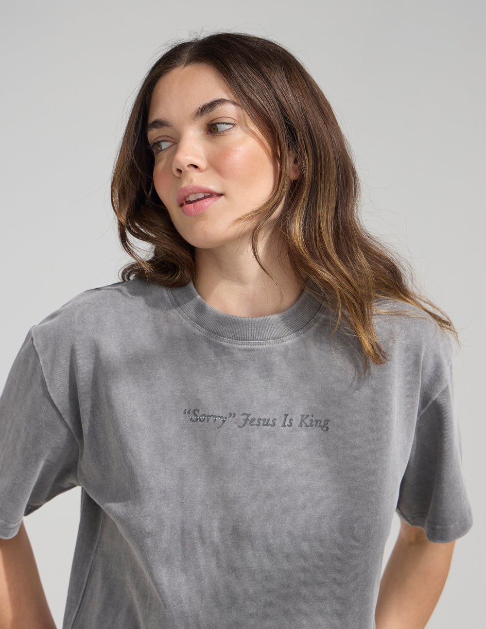 Not Sorry Jesus Is King Heavyweight Tee