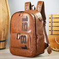 High-Sense Large Capacity Leather Travel Backpack