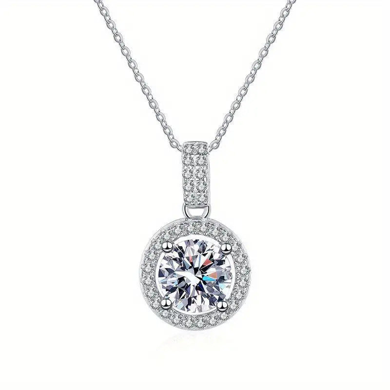Simple Necklace Geometric Female Round Bag