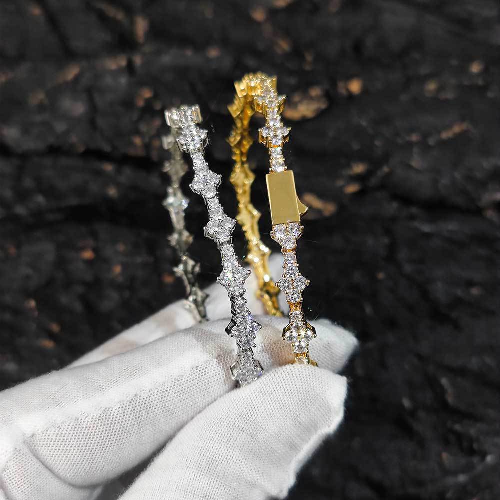 Hip Hop Zircon Tennis Bracelet
