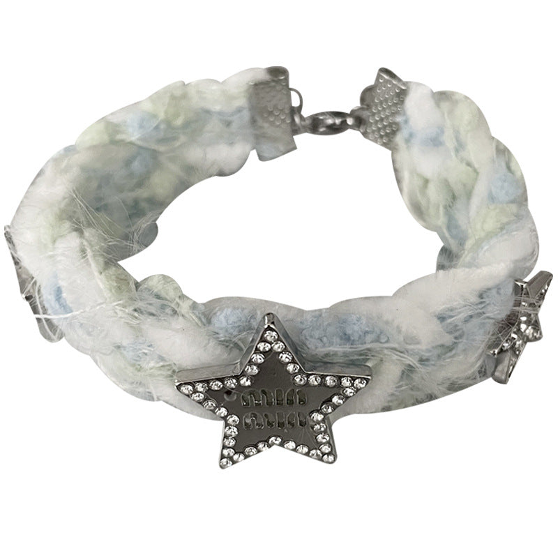 XINGX Bow Love Button Stitching Bracelet
