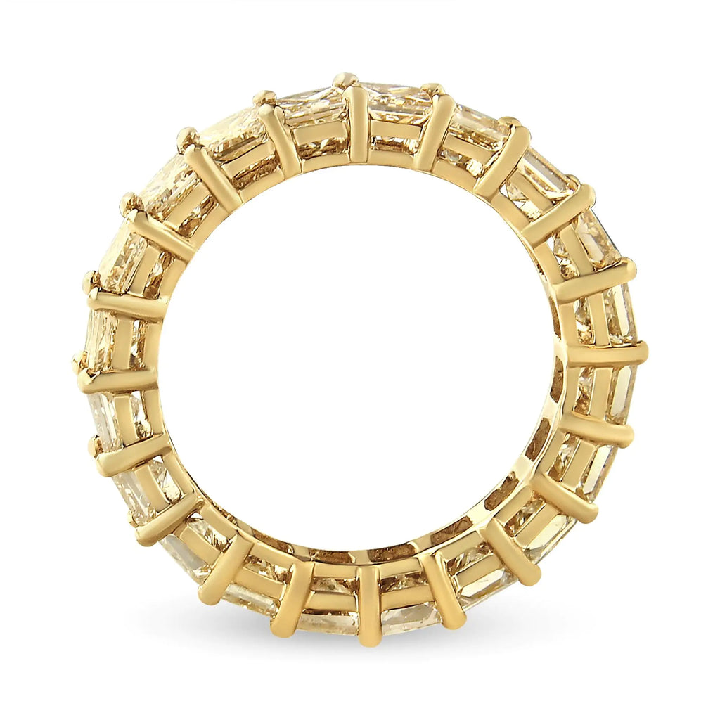 14K Yellow Gold Princess Cut Ring