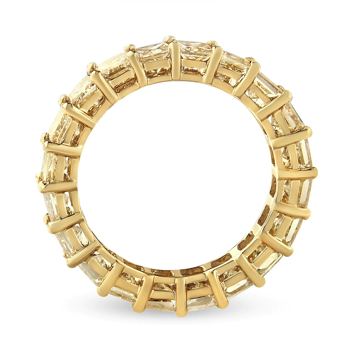 14K Yellow Gold Princess Cut Ring