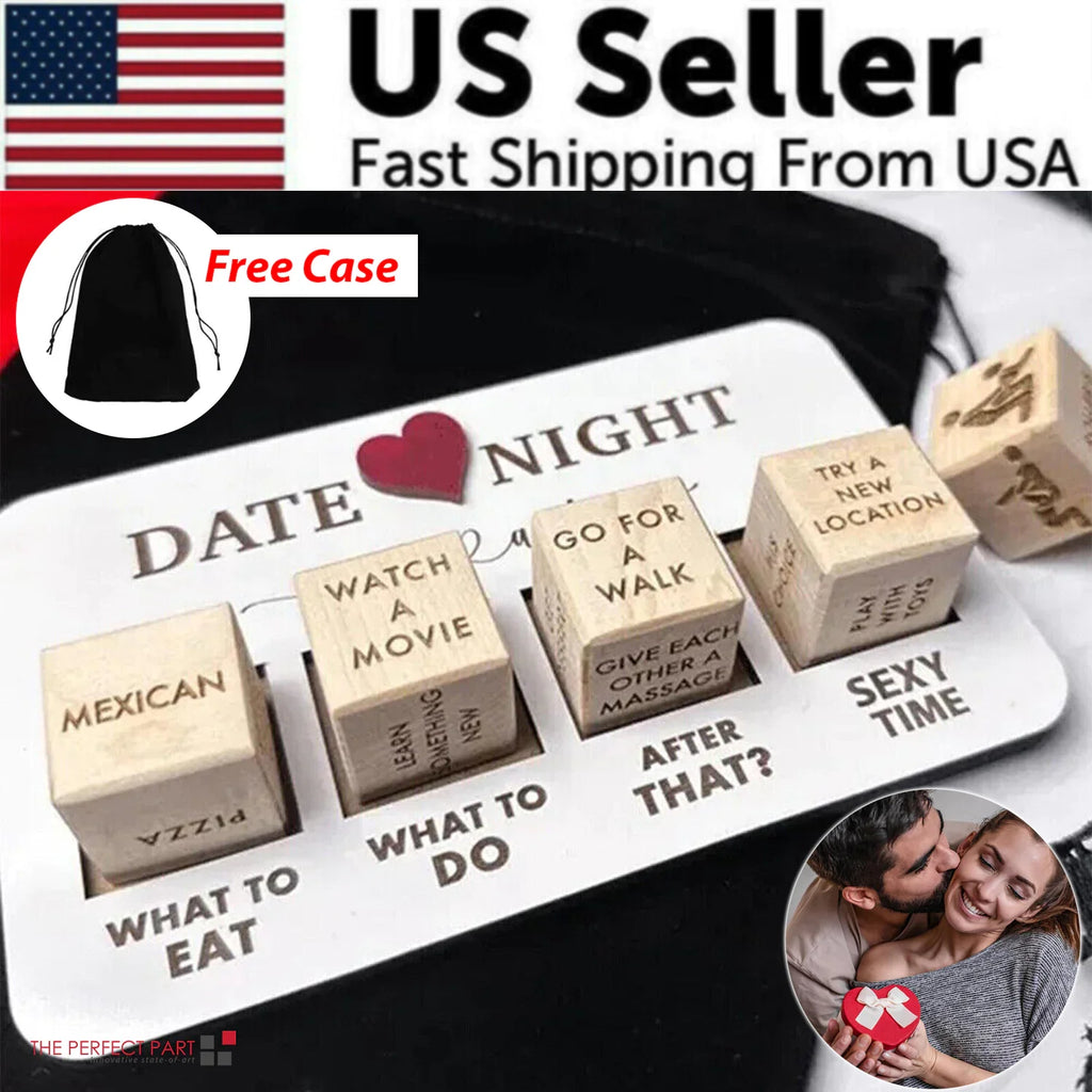 Date Night Dice After Dark Edition Date Night Wooden Dice Game