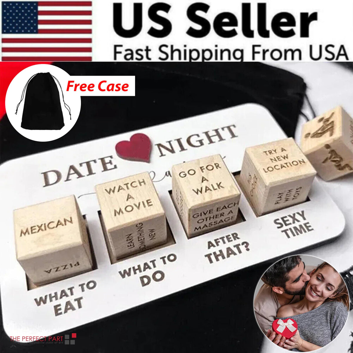 Date Night Dice After Dark Edition Date Night Wooden Dice Game