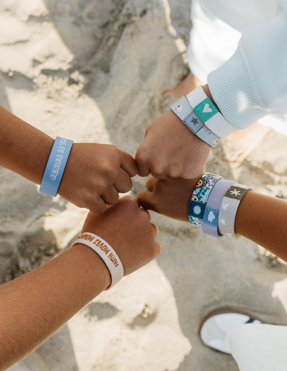 Pastel Kids Reversible Wristband Pack