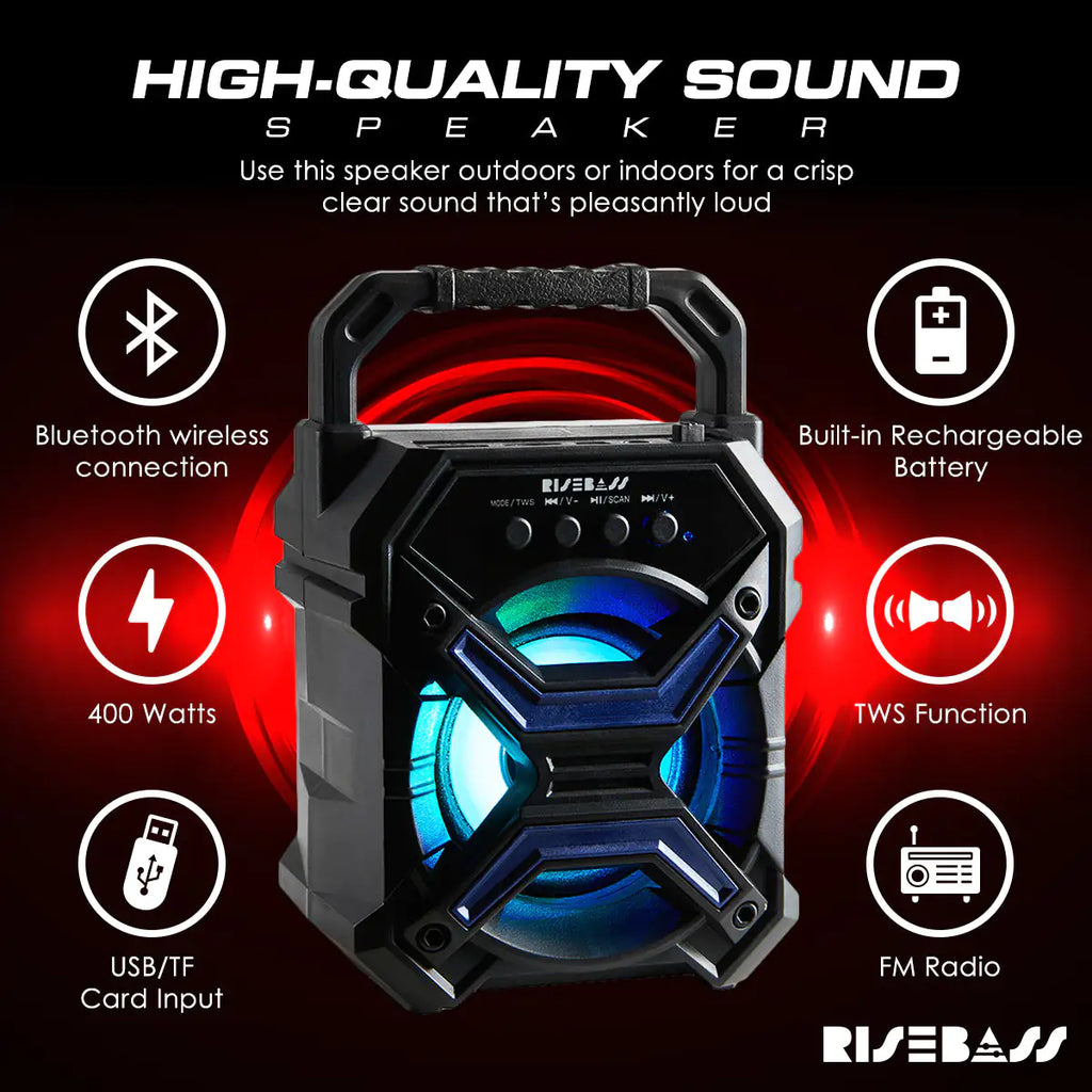 Portable Rechargeable Bluetooth Speaker