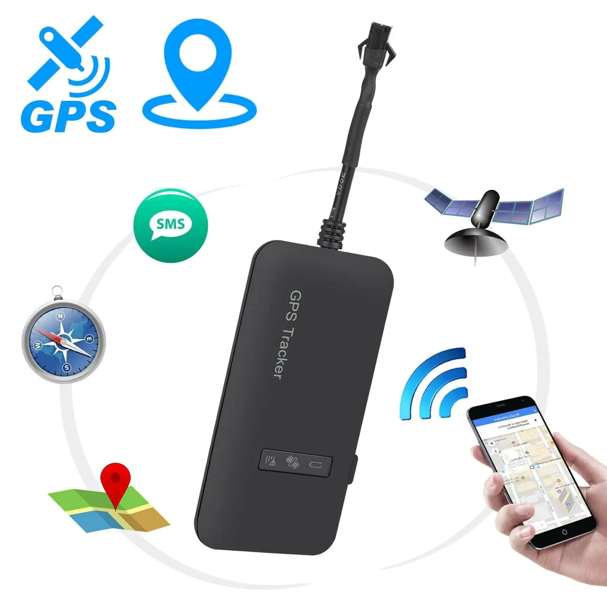 Real Time GPS Tracker Tracking Locator Device GPRS GSM
