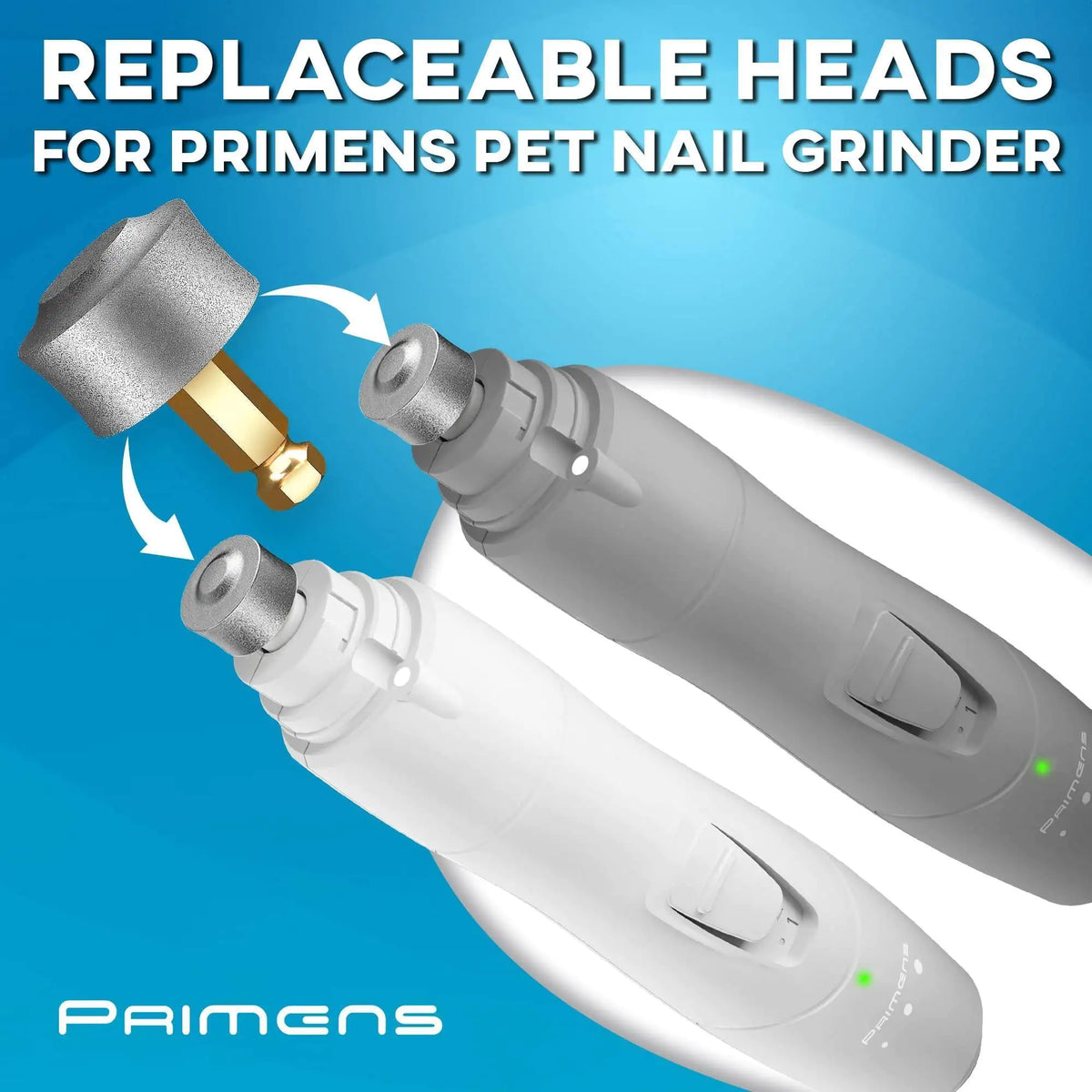 Dog Nail Grinder Head 3-Pack