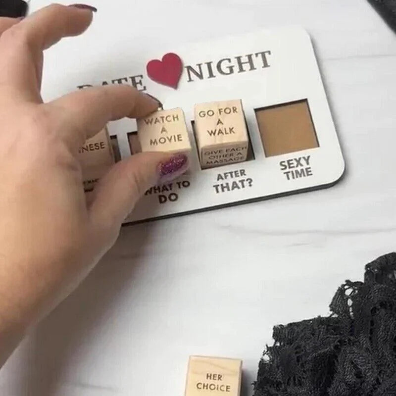 Date Night Dice After Dark Edition Date Night Wooden Dice Game