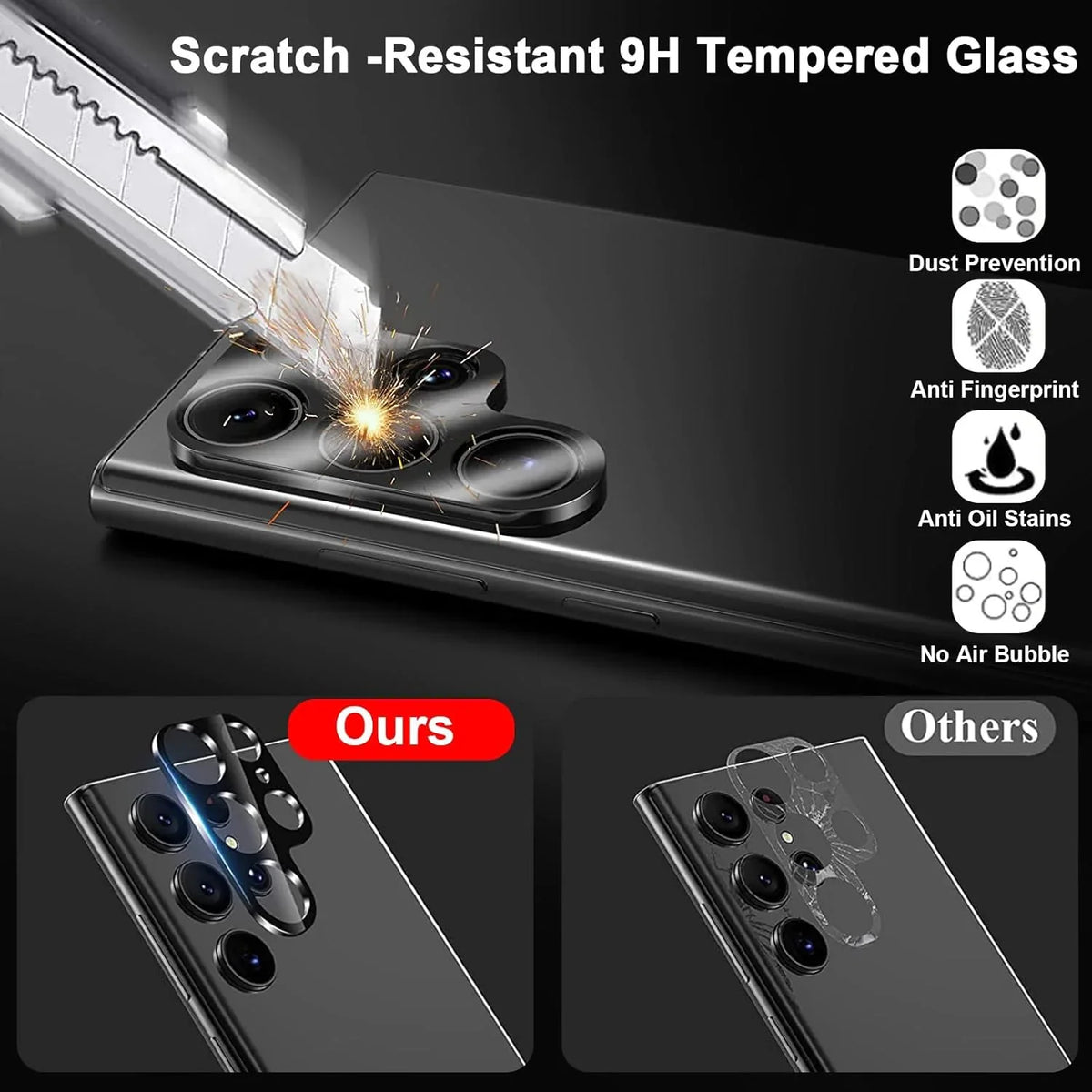 Tempered Glass Screen Protector Lens Hydrogel Samsung S23 S22