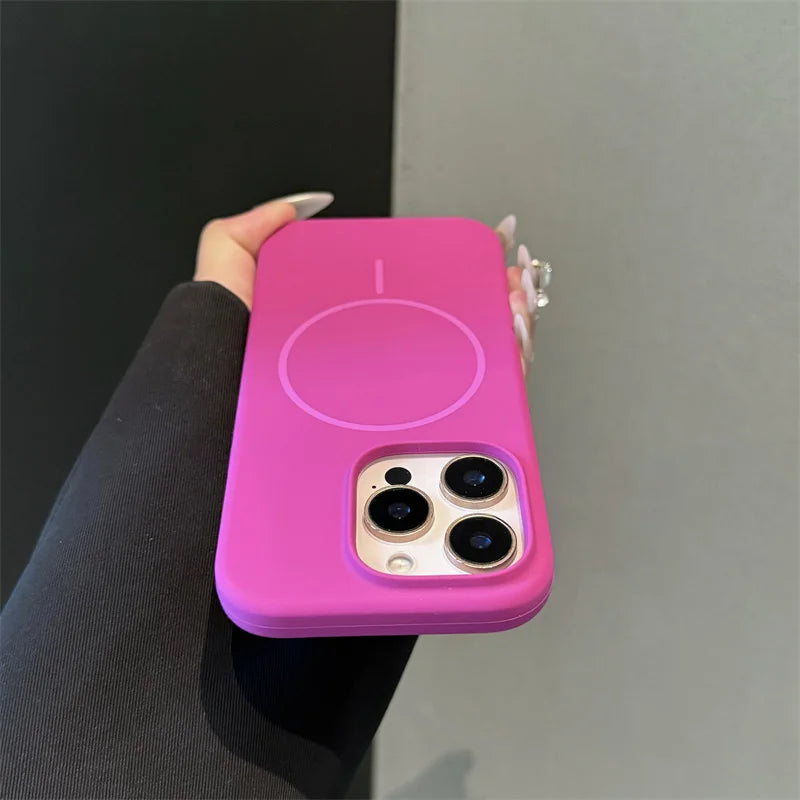 Original Liquid SiliconMagsafe Case ForiPhone 17 Air 16 15 Plus 14 13 12 11 Pro Max Magnetic Wireless Charge Soft Rubber Cover