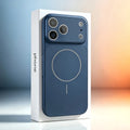 Phone Case for iPhone 17 16 15 14 Plus 13 Pro Max Featuring Large-view Tempered Glass Lens Protector and Wireless Charging