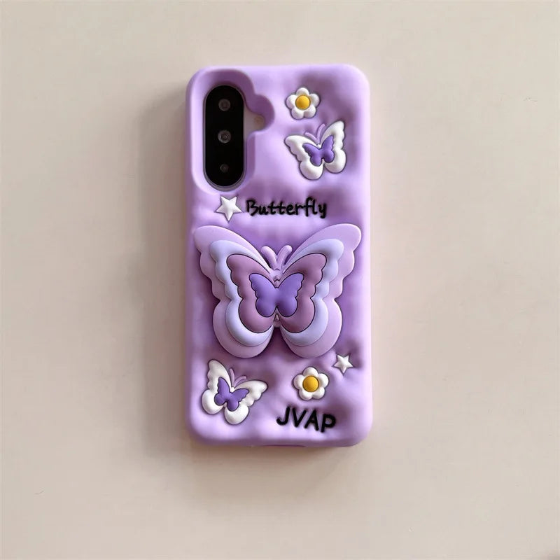 Kawaii Butterfly Samsung Phone Case