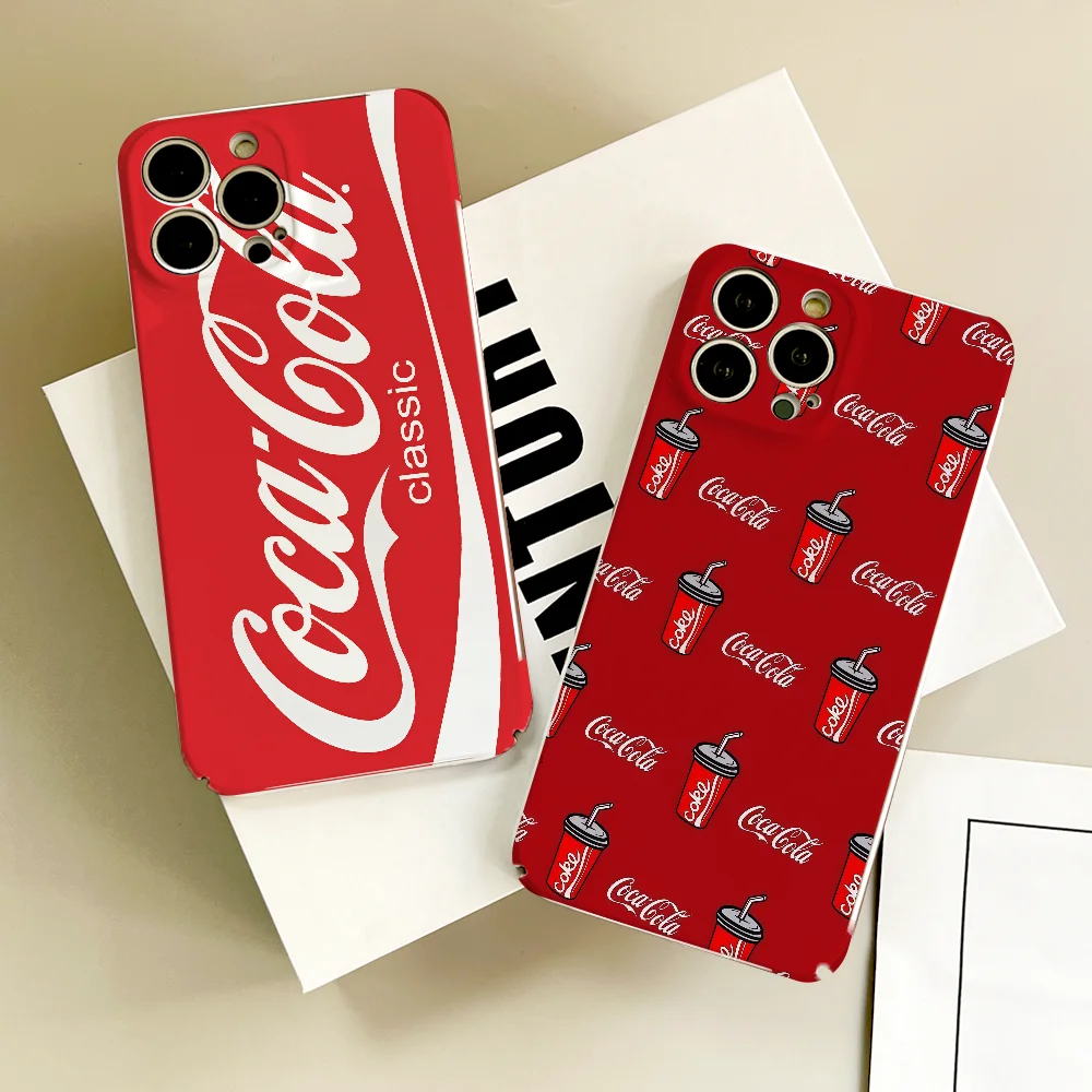 Drink  phone case FUNDA For IPhone 17 16 15 14 13 12 11 Plus Pro Max Mini Back C-Coca-Cola-S Cover Hard cover Film shell