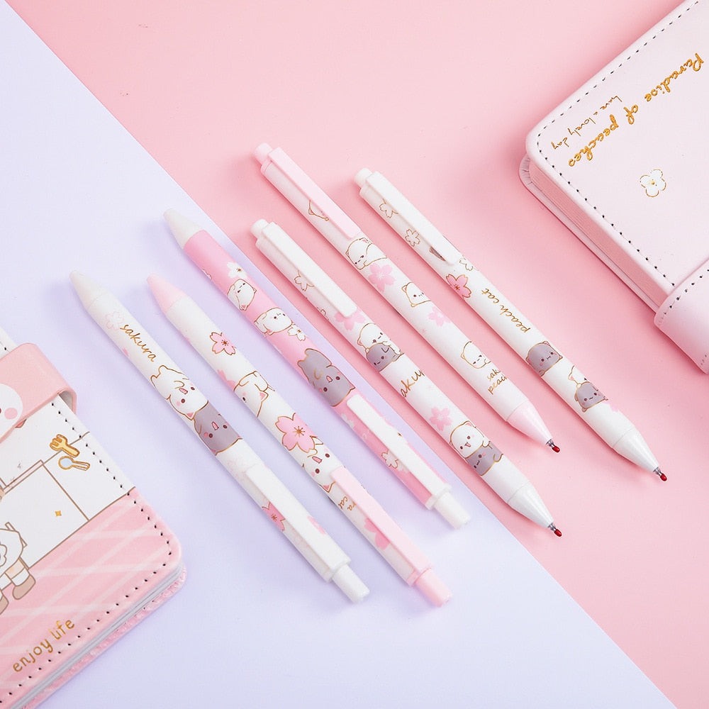 Sakura Cats Gel Pens