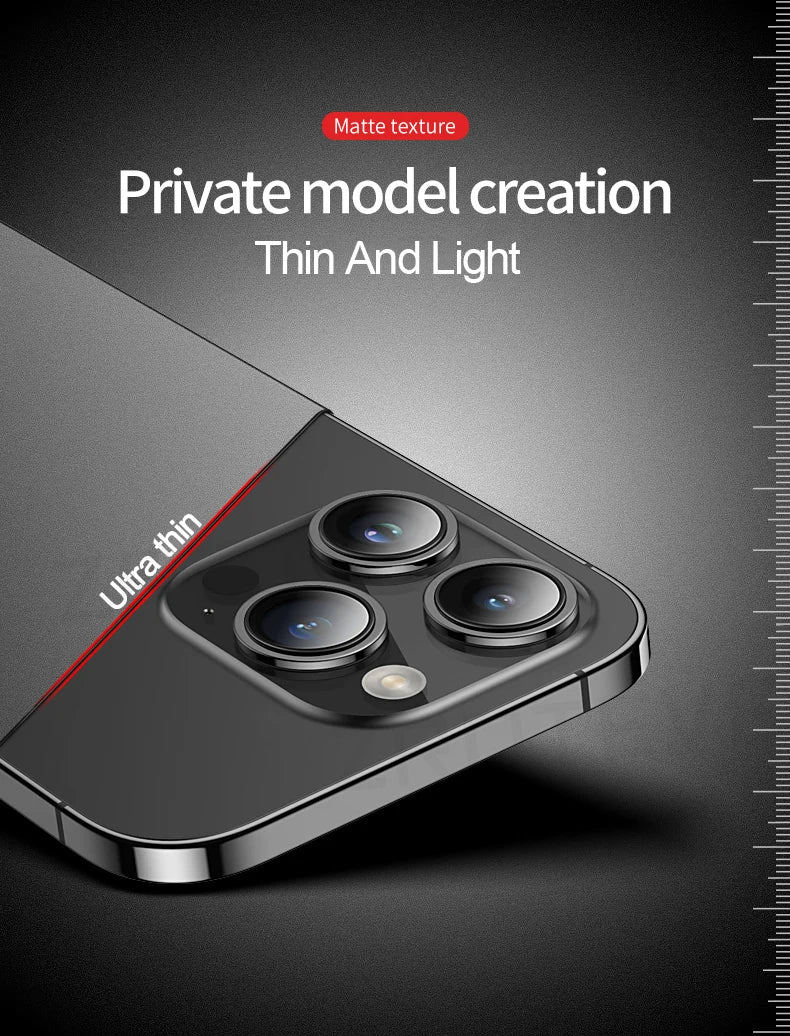 For iPhone 18 17 16 Pro Max 17e 16e 15 14 Plus 13 Mini Case ZROTEVE Ultra Slim Matte Hard PC Cover For IPhone17 Air Phone Case