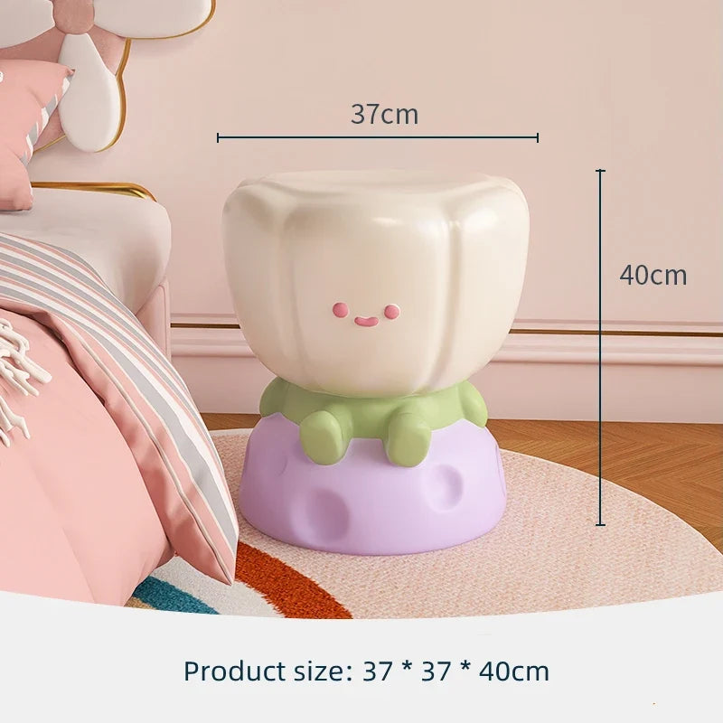 Kawaii Tulip Flower Side Table