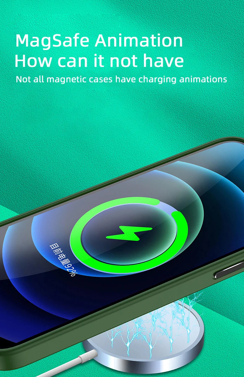Matte Translucent Frosted Case For IPhone 18 16 15 14 13 11 12 17 Pro Max Plus Magnetic Case For Magsafe Wireless Charging Cover