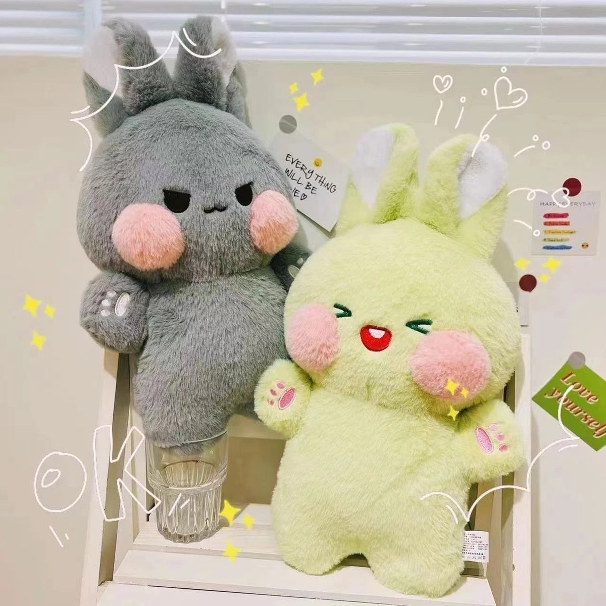 Funny Bunny Plushies