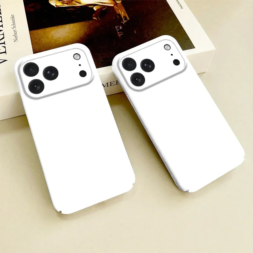 Phone Case For iPhone 17 16 15 14 13 12 11 Plus Pro Max Mini Glossy HD Hard Cover Film Shell B-Bread T-Thief