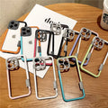 Shockproof Soft Silicone Frame Phone Case for iPhone 18 17 Pro Max 13 14 15 16 NoBack Heat Dissipation Protection Bumper Cover