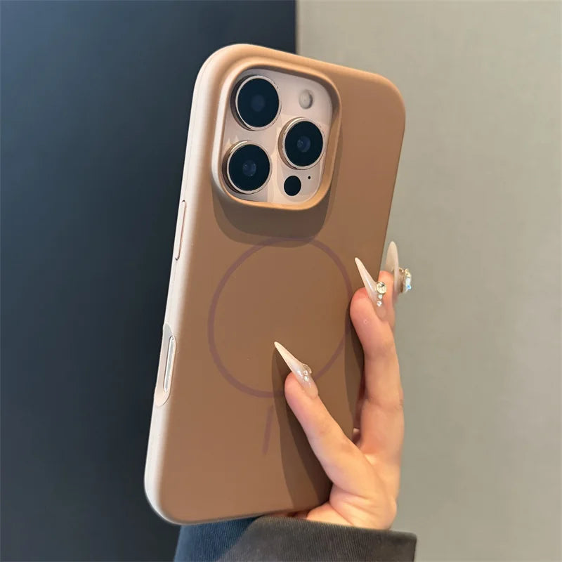 Original Liquid SiliconMagsafe Case ForiPhone 17 Air 16 15 Plus 14 13 12 11 Pro Max Magnetic Wireless Charge Soft Rubber Cover