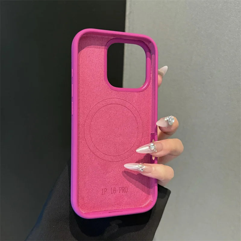 Original Liquid SiliconMagsafe Case ForiPhone 17 Air 16 15 Plus 14 13 12 11 Pro Max Magnetic Wireless Charge Soft Rubber Cover