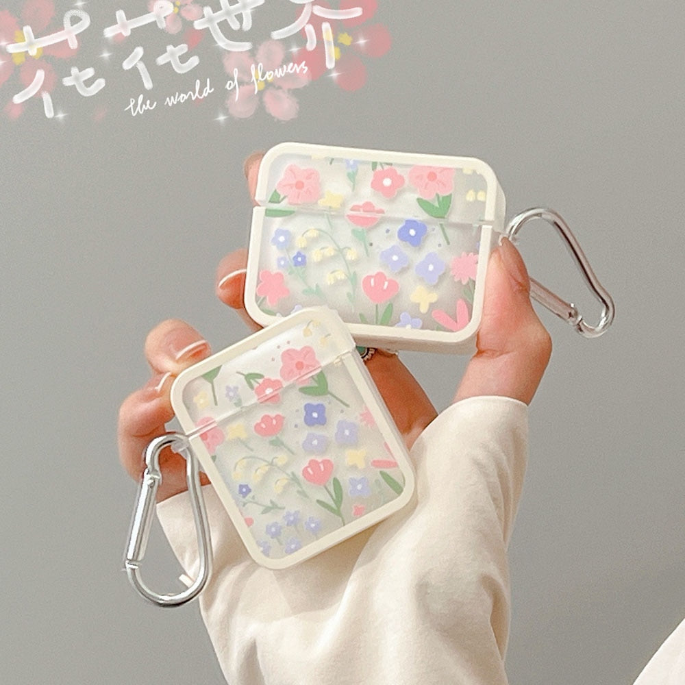 Pastel Flowers AirPods Case